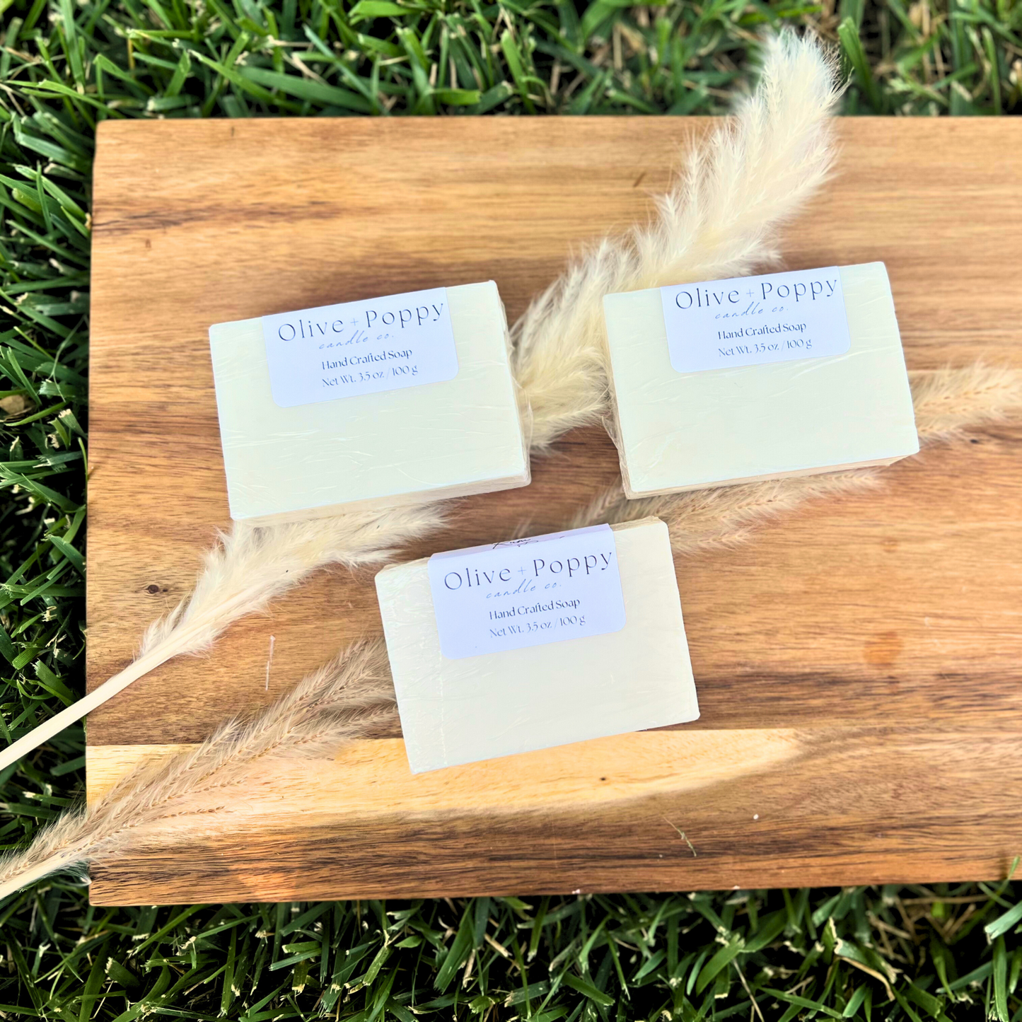 3 Butter Hand Poured Scented Soap Bar - 3.5 oz