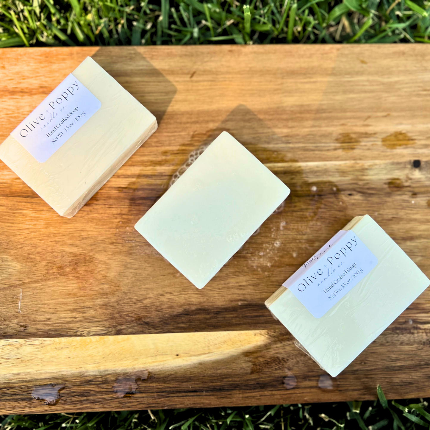 3 Butter Hand Poured Scented Soap Bar - 3.5 oz